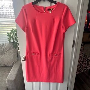 Tommy Hilfiger Pink Short Sleeve Dress